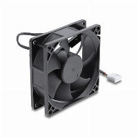 Axiallüfter 48 V DC, 80 x 80 x 25 mm mit 4 Pin PWM Lüfteranschluss schwarz