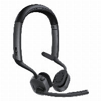 SHOKZ OpenMeet2 Kopfhörer Kabellos Offene Ohren Büro/Callcenter Bluetooth Schwarz