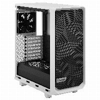 Fractal Design Meshify 2 Compact - schwarz/weiß - Clear Tempered Glass