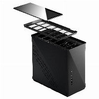 Fractal Design Era ITX Mini-ITX Desktop Silver with Tinted Tempered Glass Side Panel and USB 3.2 Gen 2 Type-C, USB 3.2 Gen 1 Type-A