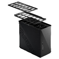 Fractal Design Era ITX Mini-ITX Desktop Silver with Tinted Tempered Glass Side Panel and USB 3.2 Gen 2 Type-C, USB 3.2 Gen 1 Type-A