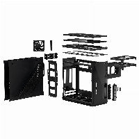 Fractal Design Era ITX Mini-ITX Desktop Silver with Tinted Tempered Glass Side Panel and USB 3.2 Gen 2 Type-C, USB 3.2 Gen 1 Type-A