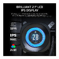 K CORSAIR NAUTILUS 360 RS LCD Black AiO Water Cooling