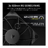 K CORSAIR NAUTILUS 360 RS LCD Black AiO Water Cooling