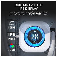 K Corsair WAK Nautilus 240 LCD White 240mm Radiator