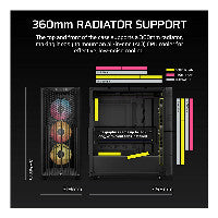 Corsair 3200D RS ARGB Mid tower ATX Side panel with window (tempered glass)