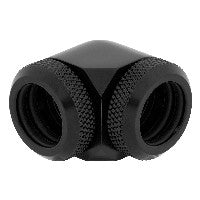K Corsair CX-9052015-WW Black Adjustment Fluid Brass 1-4 Inch 90 Degrees