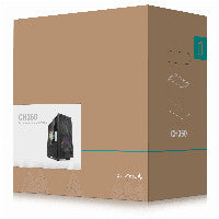 Deepcool CH360 Micro ATX Mid Tower Black Tempered Glass Side Panel