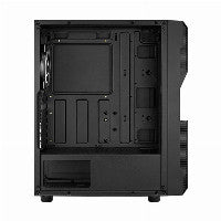 Aerocool Menace Saturn RGB ATX Mid Tower Black with Tempered Glass Side Panel and USB 3.2 Gen 1 Type-A