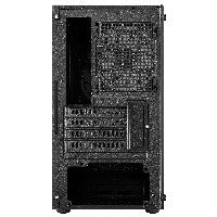 Aerocool Trinity Mini V2 MicroATX Mini Tower Black Tempered Glass Side Panel