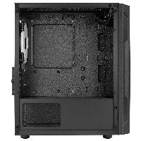 Aerocool Trinity Mini V2 MicroATX Mini Tower Black Tempered Glass Side Panel
