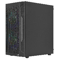 Aerocool Trinity Mini V2 MicroATX Mini Tower Black Tempered Glass Side Panel