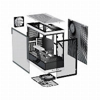 HYTE Y40 White Black Tempered Glass