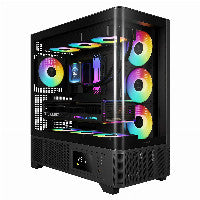 Gamdias Atlas P2 GAMING Miditower Black 4x120mm ARGB retail