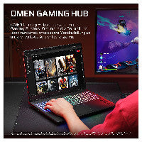 HP HyperX OMEN MAX 16 inch Gaming Laptop PC 16-ak1091ng Copilot+ PC AMD Ryzen AI 9 40,6 cm (16") 2.5K 32 GB DDR5-SDRAM NVIDIA GeForce RTX 5080 Wi-Fi 7 (802.11be) Windows 11 Home Schwarz