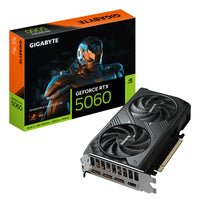 GIGABYTE GeForce RTX 5060 WINDFORCE MAX OC V2 8G – Grafikkarte, 8GB GDDR7, 128bit, PCI-E 5.0, 2512MHz Core Clock, 3 × DP, 1 × HDMI, NVIDIA DLSS 4, GV-N5060WF2MAX OCV2-8GD