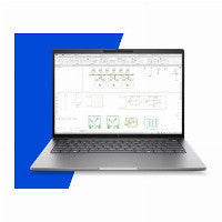 HP ZBook 8 G2i 14 inch Mobile Workstation PC Copilot+ PC Intel Core Ultra 7 356H 35,6 cm (14") 2.5K 64 GB DDR5-SDRAM 2 TB SSD Wi-Fi 7 (802.11be) Windows 11 Pro AI Workstation, AI PC Silber