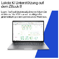 HP ZBook 8 G2i 16 inch Mobile Workstation PC Copilot+ PC Intel Core Ultra 7 356H 40,6 cm (16") 2.5K 64 GB DDR5-SDRAM 2 TB SSD Wi-Fi 7 (802.11be) Windows 11 Pro AI Workstation, AI PC Silber