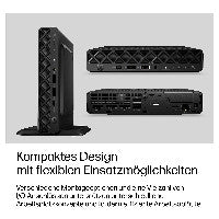 HP DL8T7ET PC/Workstation Copilot+ PC Intel Core Ultra 7 356H 32 GB DDR5-SDRAM 1 TB SSD Windows 11 Pro Mini PC Mini-PC AI PC