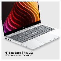 HP EliteBook 8 Flip G2i 13 inch Notebook Next Gen AI PC Copilot+ PC Intel Core Ultra 7 Laptop 33,8 cm (13.3") Touchscreen WUXGA 32 GB LPDDR5x-SDRAM 1 TB SSD Wi-Fi 7 (802.11be) Windows 11 Pro Silber
