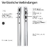 HP EliteBook 8 G2a Next Gen AI PC Copilot+ PC AMD Ryzen AI 5 435 Laptop 40,6 cm (16") WUXGA 32 GB LPDDR5x-SDRAM 512 GB SSD Wi-Fi 7 (802.11be) Windows 11 Pro Silber