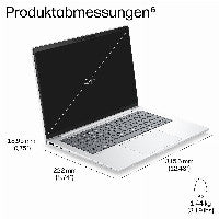 HP DL9V7ET laptop Copilot+ PC AMD Ryzen AI 5 35,6 cm (14") WUXGA 32 GB LPDDR5x-SDRAM 512 GB SSD Wi-Fi 7 (802.11be) Windows 11 Pro Silber
