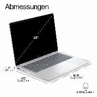 HP EliteBook X Flip G2i 14 inch Notebook Next Gen AI PC Copilot+ PC Intel Core Ultra 7 356H Hybrid (2-in-1) 35,6 cm (14") Touchscreen WUXGA 32 GB LPDDR5x-SDRAM 1 TB SSD Wi-Fi 7 (802.11be) Windows 11 Pro Silber