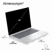 HP EliteBook X G2i 14 inch Notebook Next Gen AI PC Copilot+ PC Intel Core Ultra 5 325 Laptop 35,6 cm (14") 3K 32 GB LPDDR5x-SDRAM 512 GB SSD Wi-Fi 7 (802.11be) Windows 11 Pro Silber