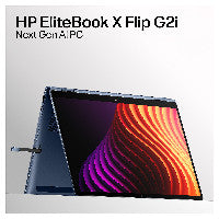 HP EliteBook X Flip G2i 14 inch Notebook Next Gen AI PC Copilot+ PC Intel Core Ultra 7 356H Hybrid (2-in-1) 35,6 cm (14") Touchscreen WUXGA 32 GB LPDDR5x-SDRAM 1 TB SSD Wi-Fi 7 (802.11be) Windows 11 Pro Blau