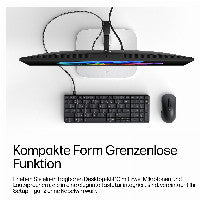 HP DM0R5ET PC/Workstation Copilot+ PC AMD Ryzen AI 5 330 16 GB DDR5-SDRAM Windows 11 Pro AI PC Schwarz