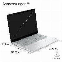 HP DH8Z9EA laptop Copilot+ PC Intel Core Ultra 5 325 35,6 cm (14") 2K 16 GB LPDDR5x-SDRAM 512 GB SSD Wi-Fi 7 (802.11be) Windows 11 Home Silber