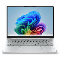 HP OmniBook 3 14-hz0155ng Next Gen AI Copilot+ PC Snapdragon X1-26-100 Laptop 35,6 cm (14") 2K 16 GB LPDDR5x-SDRAM 512 GB SSD Wi-Fi 6E (802.11ax) Windows 11 Home Silber