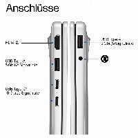 HP OmniBook 3 14-hz0155ng Next Gen AI Copilot+ PC Snapdragon X1-26-100 Laptop 35,6 cm (14") 2K 16 GB LPDDR5x-SDRAM 512 GB SSD Wi-Fi 6E (802.11ax) Windows 11 Home Silber