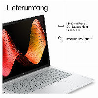 HP OmniBook 3 14-hz0155ng Next Gen AI Copilot+ PC Snapdragon X1-26-100 Laptop 35,6 cm (14") 2K 16 GB LPDDR5x-SDRAM 512 GB SSD Wi-Fi 6E (802.11ax) Windows 11 Home Silber