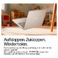 HP OmniBook 3 14-hz0155ng Next Gen AI Copilot+ PC Snapdragon X1-26-100 Laptop 35,6 cm (14") 2K 16 GB LPDDR5x-SDRAM 512 GB SSD Wi-Fi 6E (802.11ax) Windows 11 Home Silber