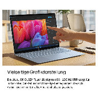HP OmniBook Ultra Next Gen AI 14-kg0172ng Copilot+ PC Snapdragon X2E-84-100 Laptop 35,6 cm (14") Touchscreen 3K 32 GB LPDDR5x-SDRAM 1 TB SSD Wi-Fi 7 (802.11be) Windows 11 Home Blau, Grau