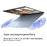HP OmniBook Ultra Next Gen AI 14-kg0172ng Copilot+ PC Snapdragon X2E-84-100 Laptop 35,6 cm (14") Touchscreen 3K 32 GB LPDDR5x-SDRAM 1 TB SSD Wi-Fi 7 (802.11be) Windows 11 Home Blau, Grau