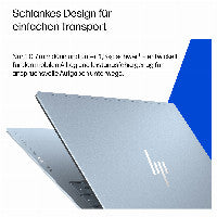 HP OmniBook Ultra Laptop Next Gen AI 14-kg0196ng Copilot+ PC 35,6 cm (14") Touchscreen 3K 64 GB LPDDR5x-SDRAM 2 TB SSD Wi-Fi 7 (802.11be) Windows 11 Pro Blau, Grau