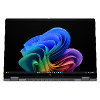 HP DF7H8EA laptop Copilot+ PC Intel Core Ultra 7 356H 40,6 cm (16") Touchscreen 3K 32 GB LPDDR5x-SDRAM 1 TB SSD Wi-Fi 7 (802.11be) Windows 11 Home Schwarz, Grau