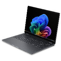 HP DF7H8EA laptop Copilot+ PC Intel Core Ultra 7 356H 40,6 cm (16") Touchscreen 3K 32 GB LPDDR5x-SDRAM 1 TB SSD Wi-Fi 7 (802.11be) Windows 11 Home Schwarz, Grau
