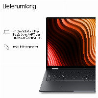 HP DF7H8EA laptop Copilot+ PC Intel Core Ultra 7 356H 40,6 cm (16") Touchscreen 3K 32 GB LPDDR5x-SDRAM 1 TB SSD Wi-Fi 7 (802.11be) Windows 11 Home Schwarz, Grau