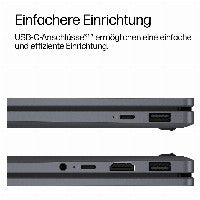 HP DF7H8EA laptop Copilot+ PC Intel Core Ultra 7 356H 40,6 cm (16") Touchscreen 3K 32 GB LPDDR5x-SDRAM 1 TB SSD Wi-Fi 7 (802.11be) Windows 11 Home Schwarz, Grau