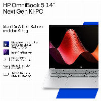 HP DF7F8EA laptop Copilot+ PC Intel Core Ultra 7 35,6 cm (14") 2K 16 GB LPDDR5x-SDRAM 512 GB SSD Wi-Fi 6 (802.11ax) Windows 11 Home Silber