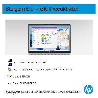 HP DF7H2EA laptop Intel Core Ultra 5 225U 40,6 cm (16") 2K 16 GB LPDDR5x-SDRAM 512 GB SSD Wi-Fi 6 (802.11ax) Windows 11 Home AI PC Silber