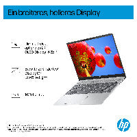 HP DF7H2EA laptop Intel Core Ultra 5 225U 40,6 cm (16") 2K 16 GB LPDDR5x-SDRAM 512 GB SSD Wi-Fi 6 (802.11ax) Windows 11 Home AI PC Silber