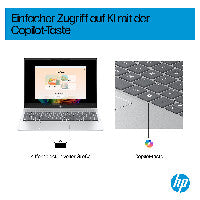 HP DF7B4EA laptop Copilot+ PC AMD Ryzen AI 5 330 40,6 cm (16") 2K 16 GB LPDDR5x-SDRAM 512 GB SSD Wi-Fi 6 (802.11ax) Windows 11 Home Silber