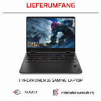 HP DF7C2EA laptop AMD Ryzen™ 9 8940HX 40,6 cm (16") 2.5K 24 GB DDR5-SDRAM NVIDIA GeForce RTX 5070 Wi-Fi 6 (802.11ax) Windows 11 Home Schwarz