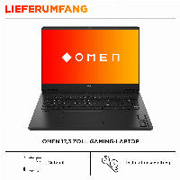 HP DF7C4EA laptop Copilot+ PC AMD Ryzen AI 7 350 43,9 cm (17.3") Quad HD 24 GB DDR5-SDRAM 512 GB SSD NVIDIA GeForce RTX 5070 Wi-Fi 6 (802.11ax) Windows 11 Home Schwarz