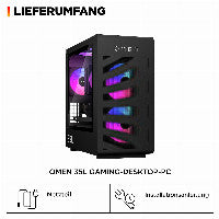 HP DU9U7EA PC/Workstation AMD Ryzen™ 7 9800X3D 32 GB DDR5-SDRAM 1 TB SSD Windows 11 Home Tower Schwarz