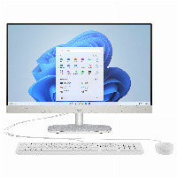 HP 23.8 inch All-in-One 24-cr0430ng PC Intel® Core™ i3 i3-1315U 60,5 cm (23.8") 1920 x 1080 Pixel 8 GB DDR4-SDRAM 256 GB SSD Windows 11 Home Wi-Fi 6 (802.11ax) Weiß